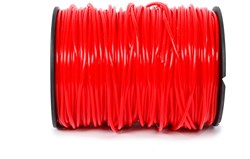 Springtouw op rol rood 150 meter kunststof kinderspeelgoed