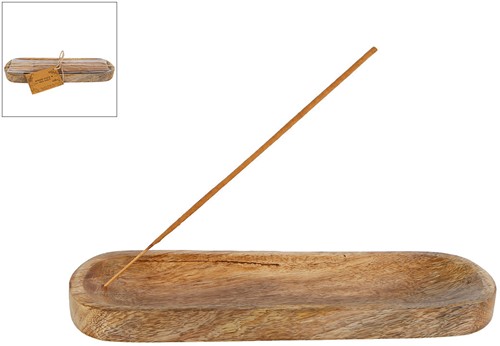 Geurstokjes Wood, Sage & Seasalt l.groen hout 24x 7,5x2cm