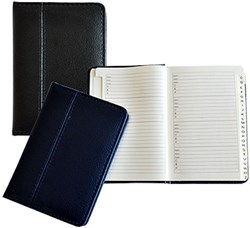 Adresboek gestikt - kleurrijk kartonnen adresboek 9x13cm voor kinderen