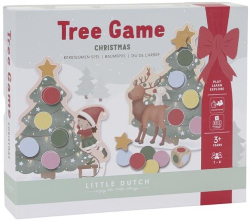 Little Dutch kerstbomen spel familiespel voor kinderen en kerst