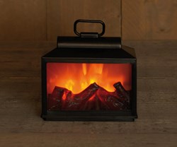 Sfeerhaard zwart LED verlichting timer woondecoratie Anna's Collection