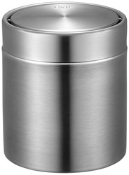EKO tafelafvalbak Fandy 1.5 liter - prullenbak mat RVS zilver