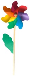 Gebro Windmolen bloem. Hoogte: 74 cm. 2+