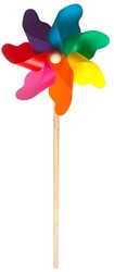 Gebro Windmolen bloem. Hoogte: 33 cm. 2+