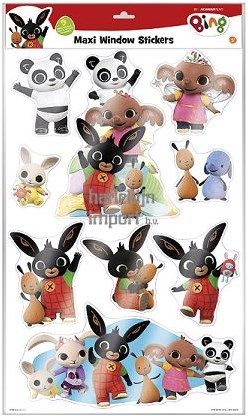 Bambolino Toys Bing raamstickers maxi - kleurrijke decoratie voor kinderen