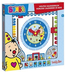 Bambolino Toys Bumba houten kalenderklok leerklok educatief speelgoed