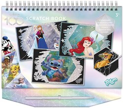 Totum Disney krasboek scratch art kleurboek limited edition Disney 100
