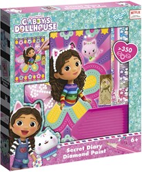 Totum Gabby's Dollhouse geheim dagboek diamond painting met slot