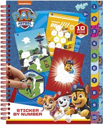 Totum Paw Patrol stickerboek - educatief speelgoed kleurboek met stickers
