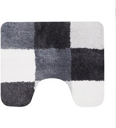 DH Brest grijs toiletmat 60x50 cm