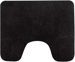 DH Caen zwart toiletmat 60x50 cm