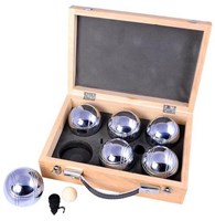 Twisk Jeu de Boules Set - Luxe houten koffer - 6 ballen - inclusief accessoires-2