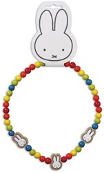 Bambolino Toys Miffy ketting houten kralen regenboog kindersieraad