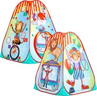 Pop-it-Up speeltent kinderen Circus pop up - 90x90x110 cm polyester