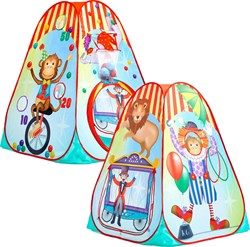 Pop-it-Up speeltent kinderen Circus pop up - 90x90x110 cm polyester