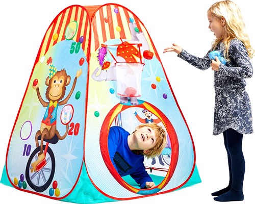 Pop-it-Up speeltent kinderen Circus pop up - 90x90x110 cm polyester-2