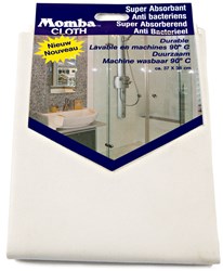 Oeko-Tex mombazeem wit 37x38cm op kaart
