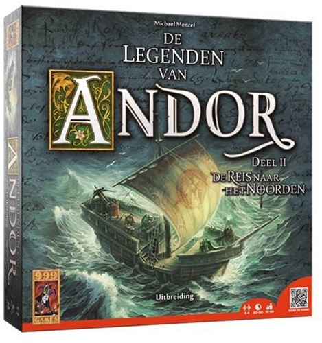 999 Games De Legenden van Andor: De Reis naar het Noorden - Bordspel - 10+