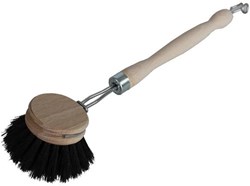 Cleany afwasborstel hout paardenhaar - duurzame schoonmaakborstel
