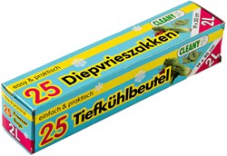 Cleany diepvrieszakken transparant 2 liter - 25 stuks keuken