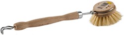 Afwasborstel hout tampico - houten borstel voor keuken schoonmaken