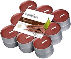 Bolsius geurtheelicht 4 uur 18 stuks Oud Wood