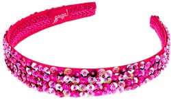 Souza for Kids diadeem Désirée fuchsia - tiara haaraccessoire glitter