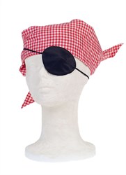 Souza Piratenooglapje O'Mally, volledig elastisch, zwart (1 stuk)