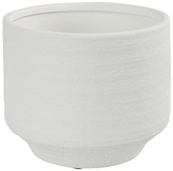 Countryfield bloempot wit aardewerk - stijlvolle plantenpot 26cm
