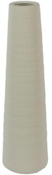 Countryfield vaas XL aardewerk decoratie Japandi crème 49cm hoog