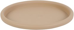 Countryfield dienblad kunststof rond beige 31x31cm decoratief