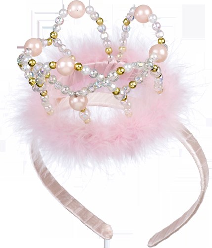 Souza for Kids kroon Alexandra lichtroze diadeem prinses accessoire