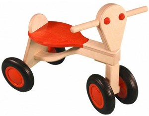 Van Dijk Toys Loopfiets Berken Oranje van dijk toys kopen in de aanbieding
