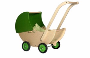 Van Dijk Toys Poppenwagen Limegreen van dijk toys kopen in de aanbieding