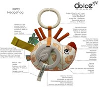 Dolce Toys speelgoed Earth activiteitenhanger - Egel Harry-2