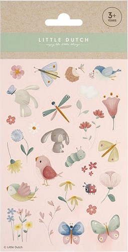 Little Dutch Little dutch 10 vel bloemen stickers