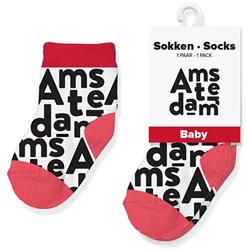 Stedenkado baby sokken Amsterdam - zachte babysokken cadeau