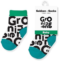Stedenkado baby sokken Groningen kunst 6 stuks set cadeau