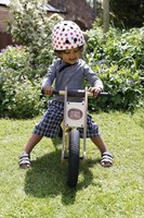 Coconuts kinderhelm fietshelm skatehelm - wit met rode sterren - maat M - 53-58 cm-2