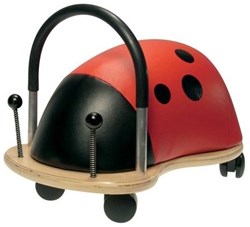 Wheelybug loopauto Lieveheersbeestje klein - Ladybug ride-on speelgoed