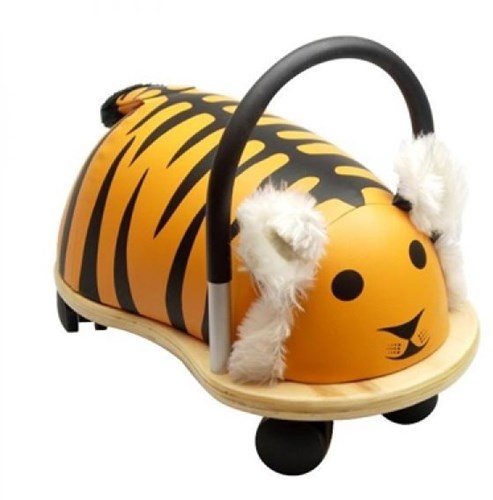Wheelybug loopauto tijger - klein - loopwagen voor peuters