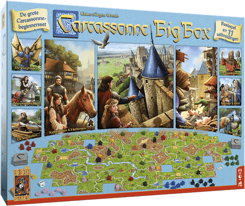 999 Games Carcassonne Grote Doos 3 Bordspel 7+