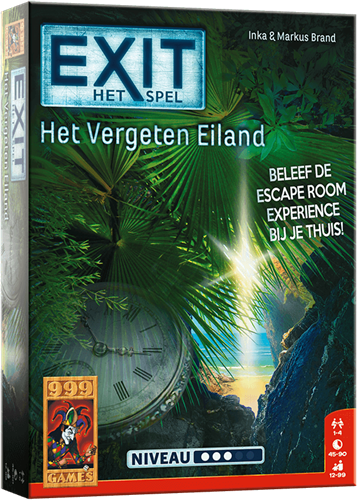 999 Games EXIT - Het Vergeten Eiland - Breinbreker - 12+