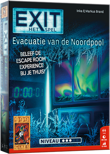 999 Games EXIT - Evacuatie van de Noordpool - Breinbreker - 12+