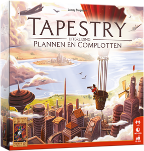 999 Games spel Tapestry Uitbreiding: Plannen en Complotten