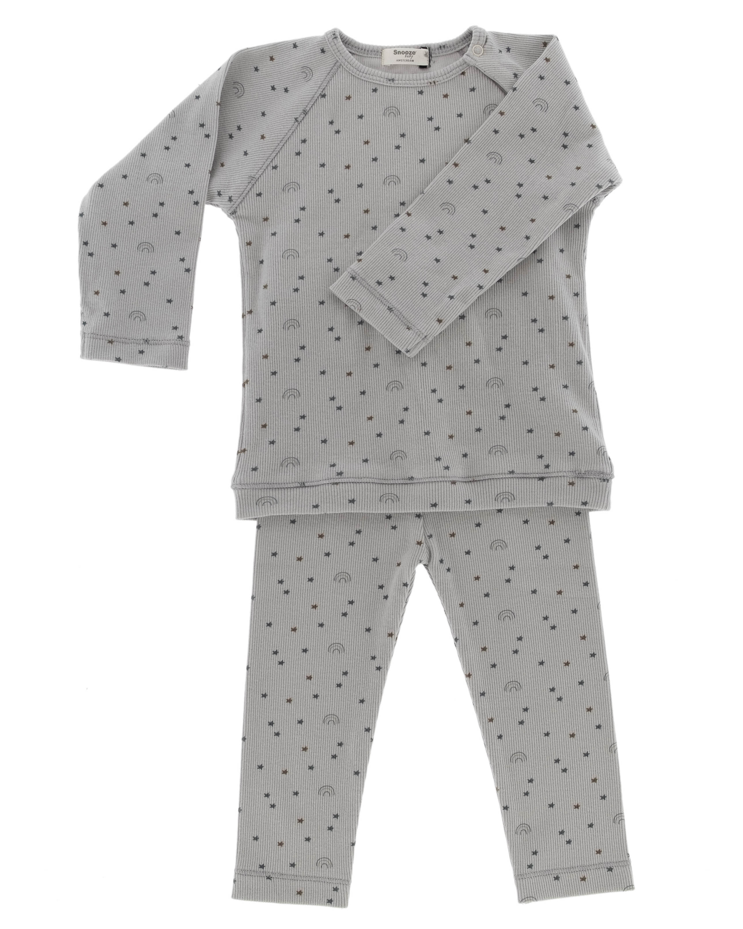 Besparing Niet ingewikkeld Okkernoot Snoozebaby Organische Pyjama Milky Rust Rainbow - maat 74/80 kopen?
