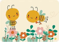 Bora Shop ansichtkaart Save the bees - duurzame kaart bijen
