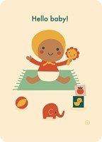 Bora Shop ansichtkaart baby spelen - Hello baby postcard