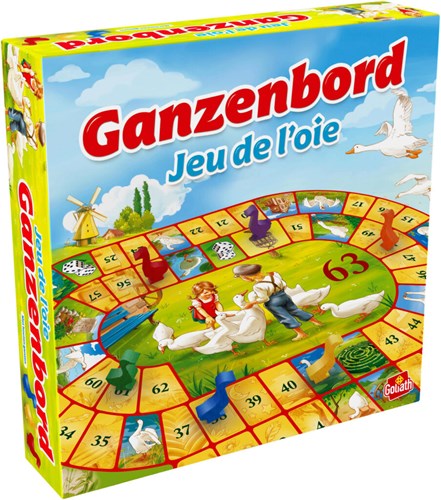 Goliath Ganzenbord reisspel - klassiek bordspel voor onderweg