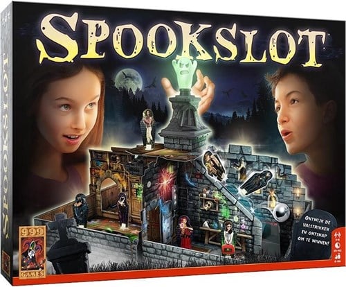 999 Games Spookslot bordspel - 3D kasteel - Kinderspel - Gezelschapsspel
